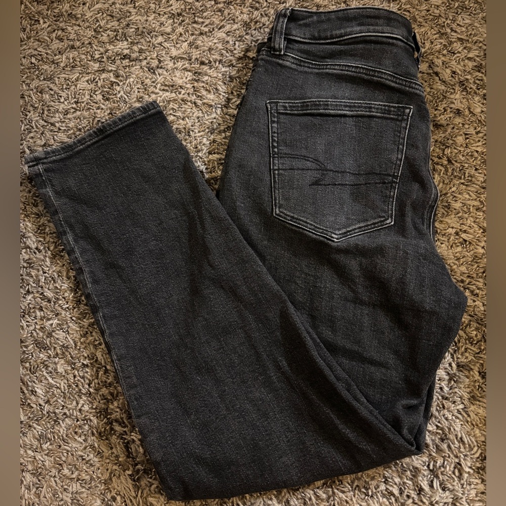 American Eagle Outfitters Black Straight Jeans